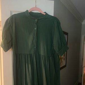 SHEIN Size L Maxi Green dress.  Worn once